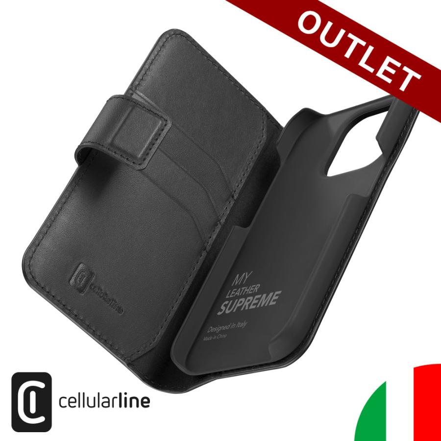 【アウトレット特価】 iPhone15Pro 15 Pro iPhone14 13 Pro Max 11 iPhone 手帳型 iPhone13Pro 本革 アイフォン アウトレット Cellularline イタリア | 