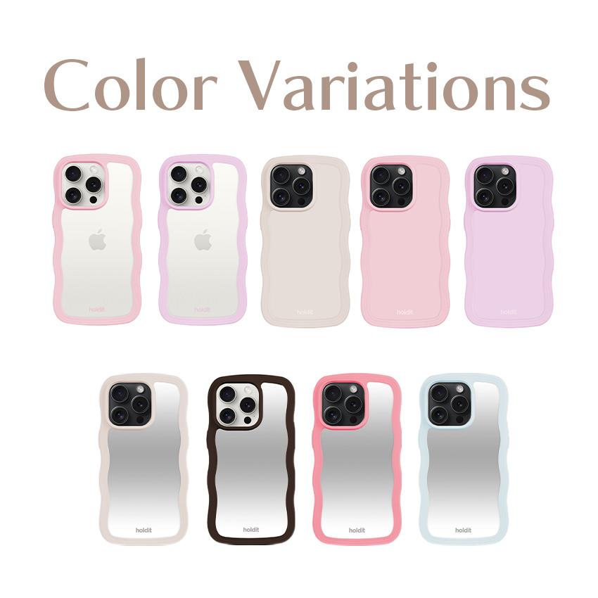 【アウトレット特価】 holdit iPhoneケース 透明 ウェーブ なみなみ 韓国 鏡 ケース iPhone16 16e 16 15 Pro Max Plus 14 ProMax 13 12 12Pro アウトレット 北欧 |  | 05