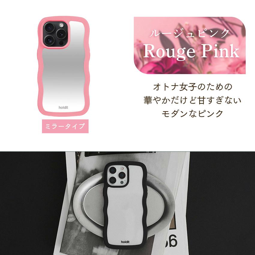 アウトレット特価】 holdit iPhoneケース 透明 ウェーブ なみなみ 韓国
