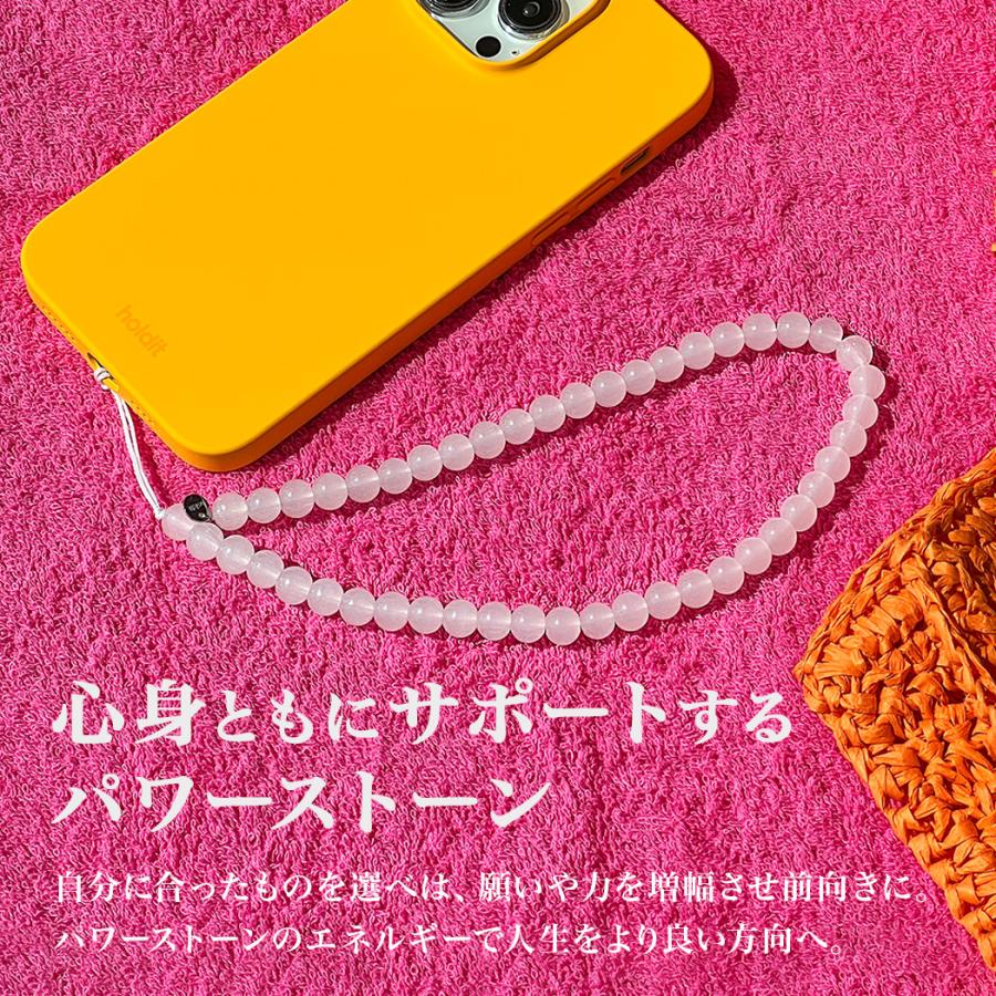 Holdit スマホ ストラップ 手首 おしゃれ かわいい 天然石 パワーストーン 携帯ストラップ スマホリング スマホ iPhone Android 北欧 スウェーデン iPhone17 |  | 10