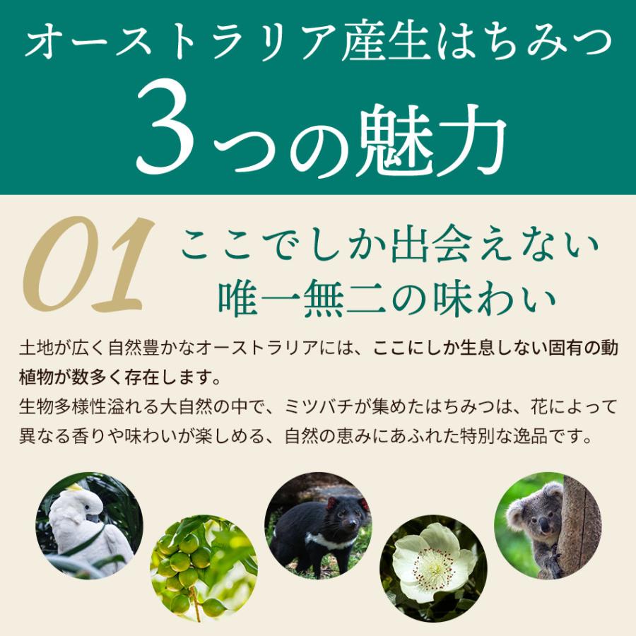 生はちみつ 250g オーストラリア 送料無料 レザーウッド マカダミア