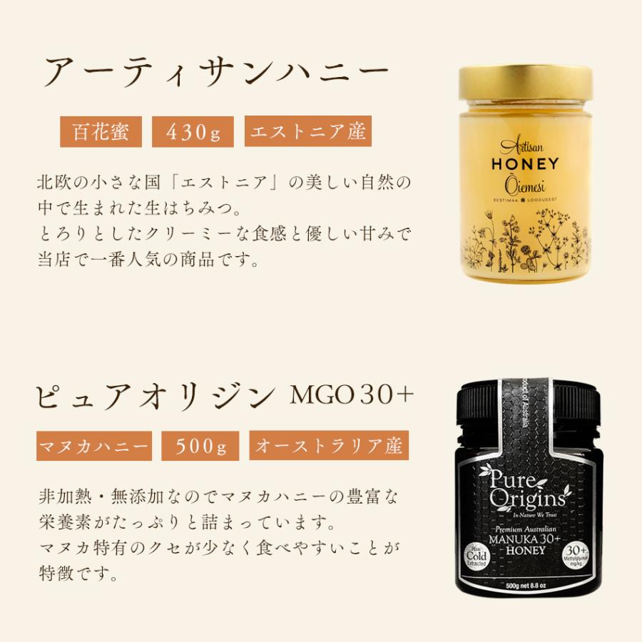 はちみつ マヌカハニー 生はちみつ 非加熱 ギフト セット