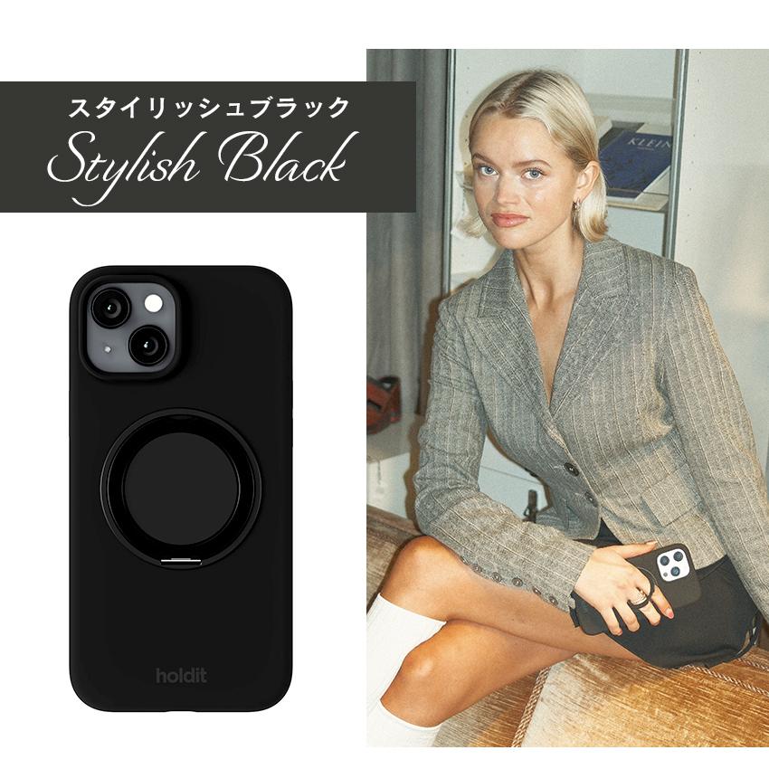 holdit MagSafe シリコンケース 360°回転スタンド iPhone17e 17e iPhone16 リング付き 耐衝撃 iPhoneケース スマホケース おしゃれ MagSafe対応 アイフォン |  | 15
