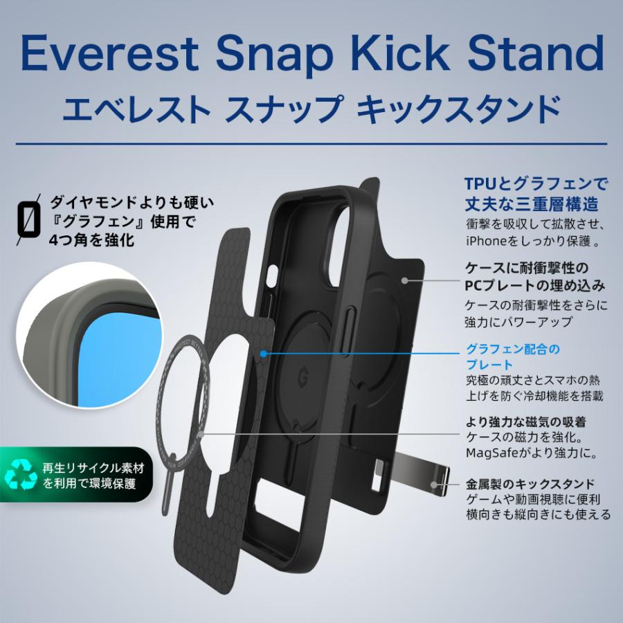 iPhone16 ケース iPhone 16 16Pro 16ProMax Pro Max 15 14 13 スタンド 付き 耐衝撃 スマホケース カバー ZAGG ザグ アメリカ 海外 米軍 全世界4億個累計販売 |  | 05