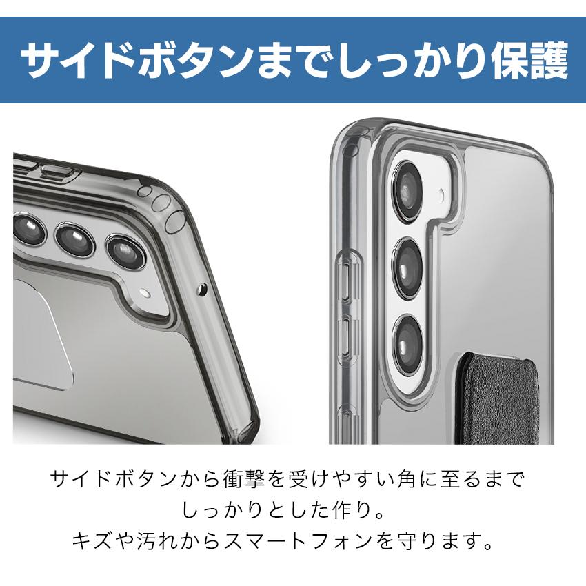 Cellularline Galaxy S23 S23Ultra ケース スタンド 落下防止 ストラップバンド 黒 ブラック ビジネス スマホケース スマホ |  | 03