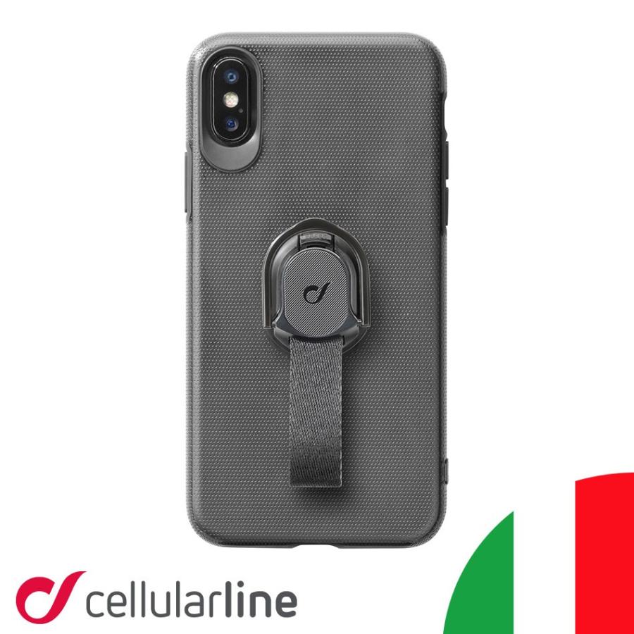 iPhone XR ケース ブランド iphone8 iphone7 XS Max X リング スタンド Cellularline | 