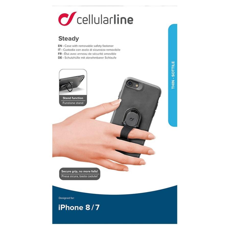 iPhone XR ケース ブランド iphone8 iphone7 XS Max X リング スタンド Cellularline |  | 12