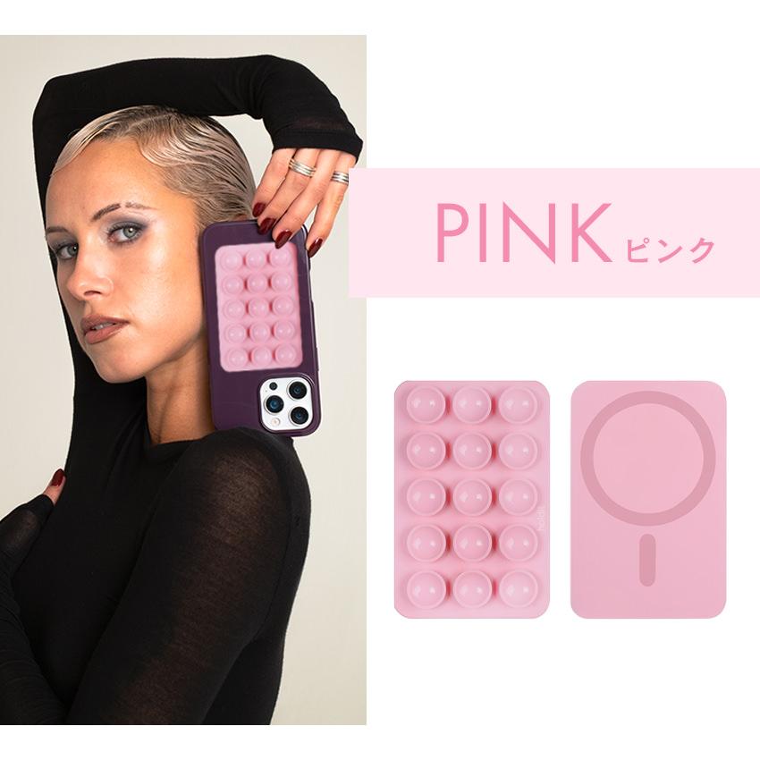 MagSafe対応 吸盤シート シリコン 強力 スマホホルダー 吸盤ホルダー 真空吸着 マグネット固定 磁石 MagSafe スマホスタンド ホルダー holdit |  | 09