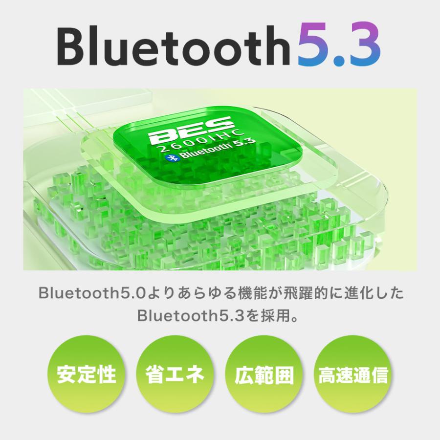 【正規代理店】 AceFast ワイヤレスイヤホン  T9 イヤホン iPhone Mac Android Bluetooth 5.3 ノイズリダクション かわいい 音質 自動ペアリング｜lauda｜08