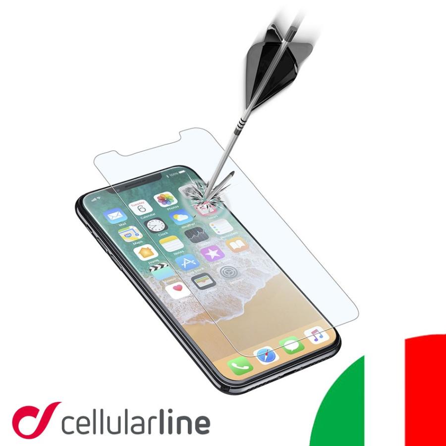 Cellularline iPhoneX ガラスフィルム iPhone X アイフォンX 保護フィルム 液晶 | 