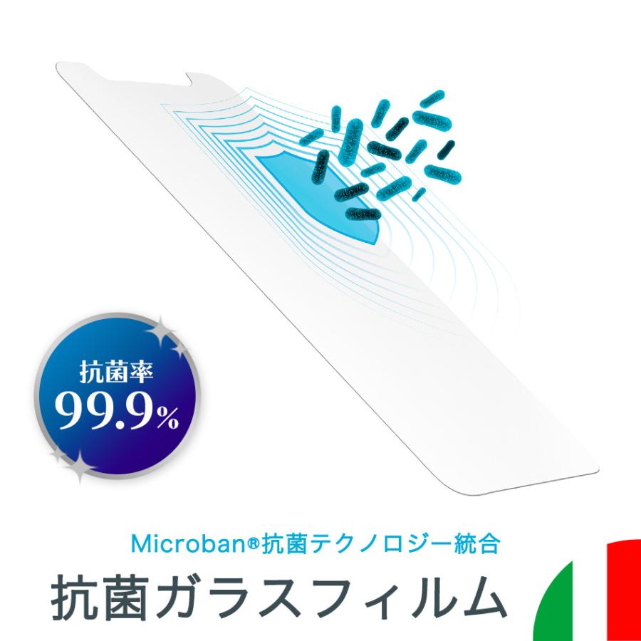 iPhone ガラスフィルム 液晶 保護フィルム 抗菌 抗ウイルス Microban 12 Pro Max mini iPhone12 フィルム ブランド Cellularline | 