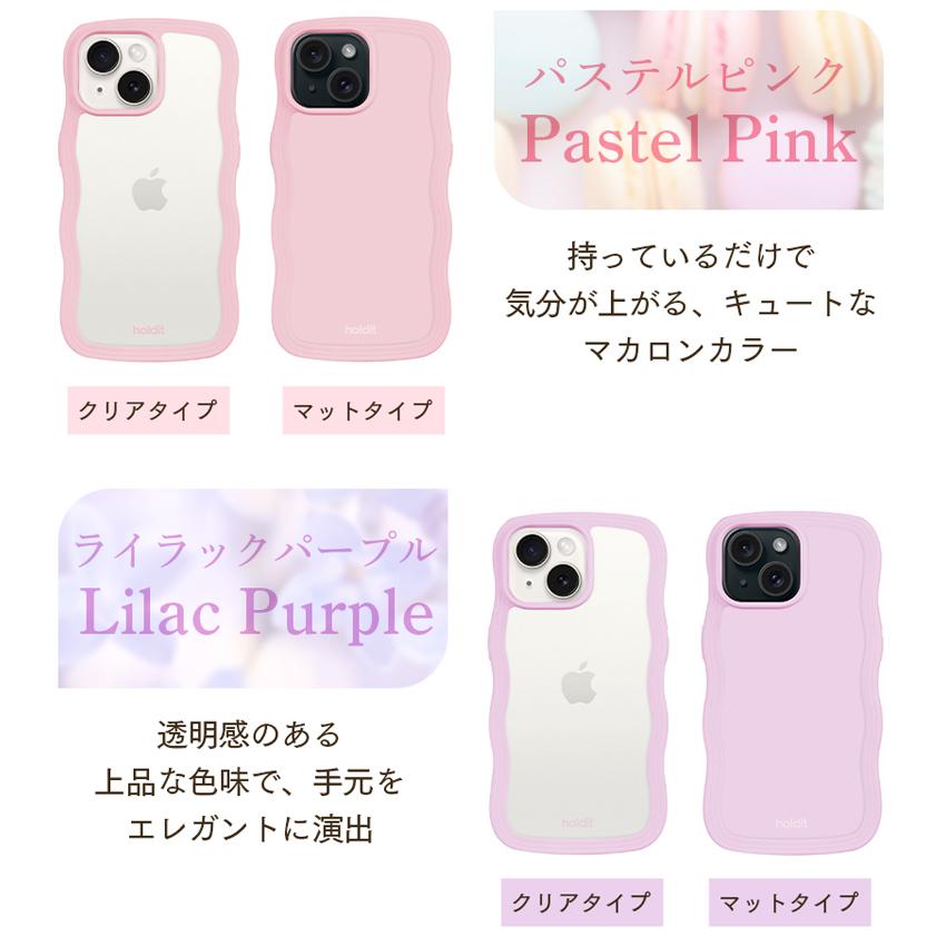 holdit 耐衝撃 iPhoneケース  iPhone17 16e スマホケース 透明 ウェーブ 波 なみなみ うねうね 韓国 鏡 ケース iPhone16 16 15 Pro Max iPhone15 17 Air Pro |  | 11