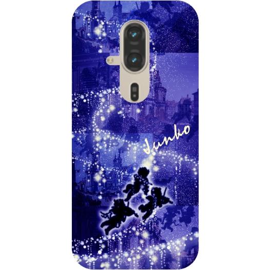 らくらくスマートフォン F-53E らふら 名入れ スマホケース エンジェル