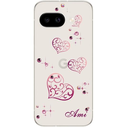 Google Pixel Pixel9a グーグルピクセル9a らふら 名入れ スマホケース