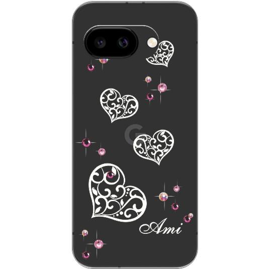 Google Pixel Pixel9a グーグルピクセル9a らふら 名入れ スマホケース