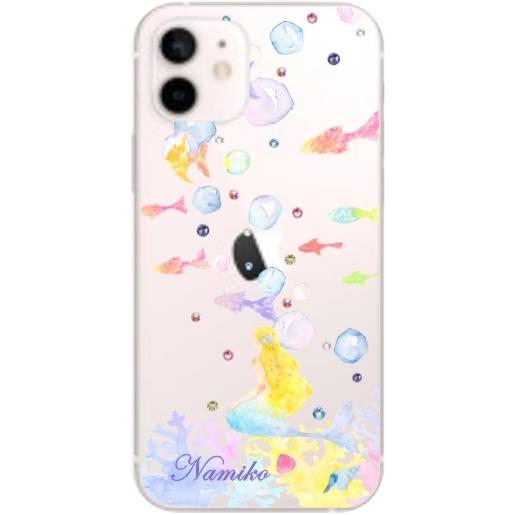 iPhone 12 iPhone12 ケース アイフォン12 カバー ラインストーン 