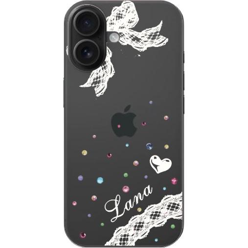 iPhone iPhone16 アイフォン16 らふら 名入れ スマホケース ライン