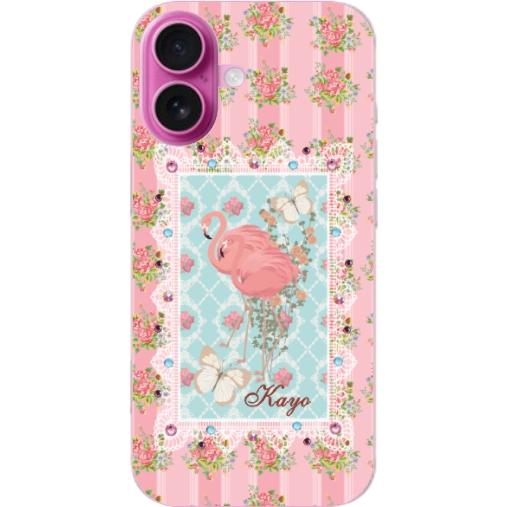 バッグ フラミンゴハイビスカス様 オーダー商品スマホショルダー