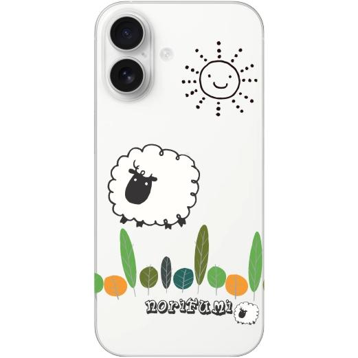 iPhone 17 iPhone17 アイフォン17 らふら 名入れ スマホケース ひつじ