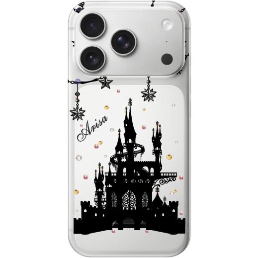 iPhone17Proケース デコレーション ラインストーン ベアデザイン iPhone 17 Pro Max iPhone17 アイフォン17プロマックス らふら 名入れ