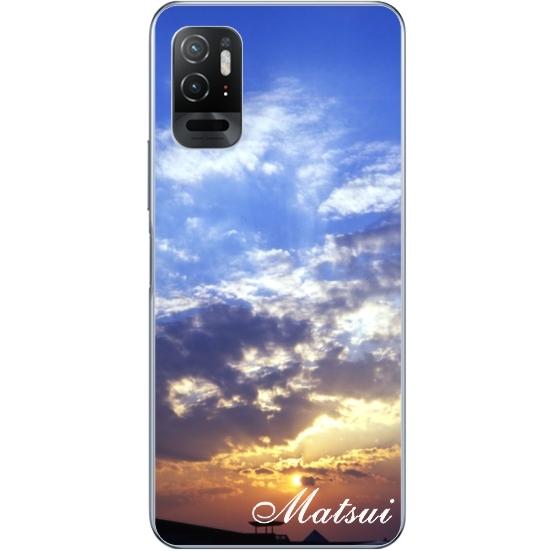 Redmi Xiaomi Note10T A101xm レッドミーノート10T らふら 名入れ