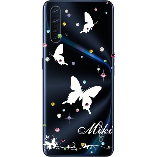 OPPO Oppo Reno3A ケース オッポ リノ3a カバー ラインストーン