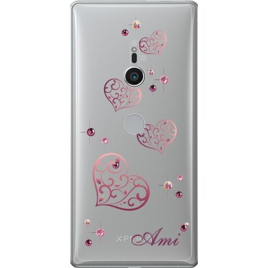 ♥ iPhone用ソフトケース Amazon.co.jp: かわいい 3D ブラック ラブ ハート ソフト フォン