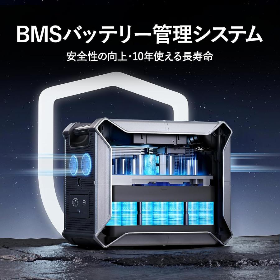 VDL ポータブル電源 大容量 2400W ポータブルバッテリー VDL ポータブル電源 大容量 2400W ポータブルバッテリー