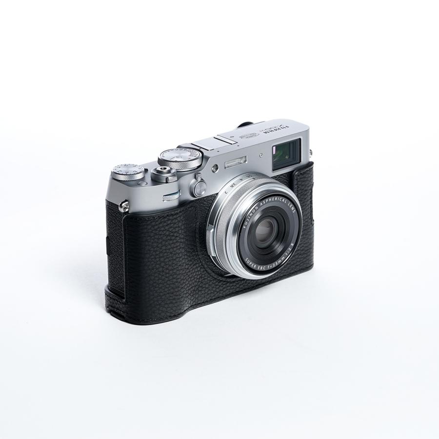 TP Original FUJIFILM X100VI用 ボディーハーフケース ブラック ［国内