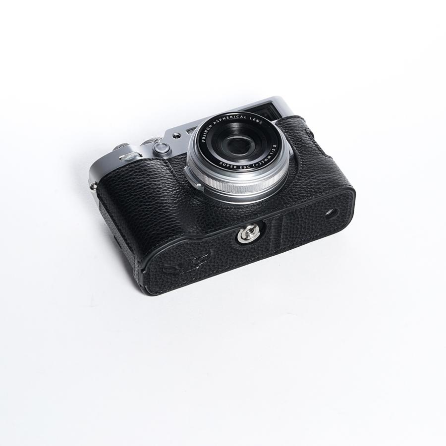 TP Original FUJIFILM X100VI用 ボディーハーフケース ブラック ［国内