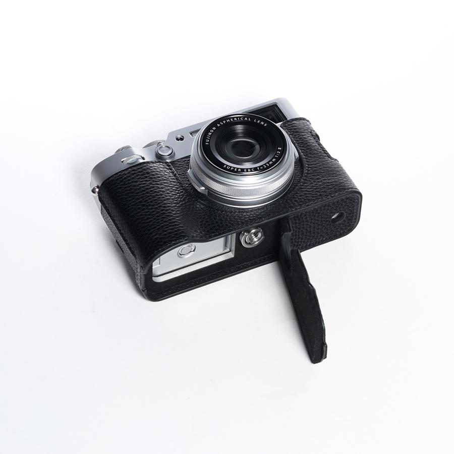 TP Original FUJIFILM X100VI用 ボディーハーフケース ブラック ［国内