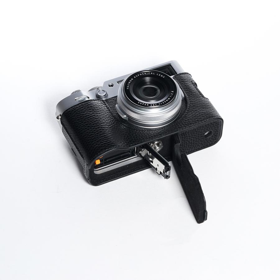 TP Original FUJIFILM X100VI用 ボディーハーフケース ブラック ［国内