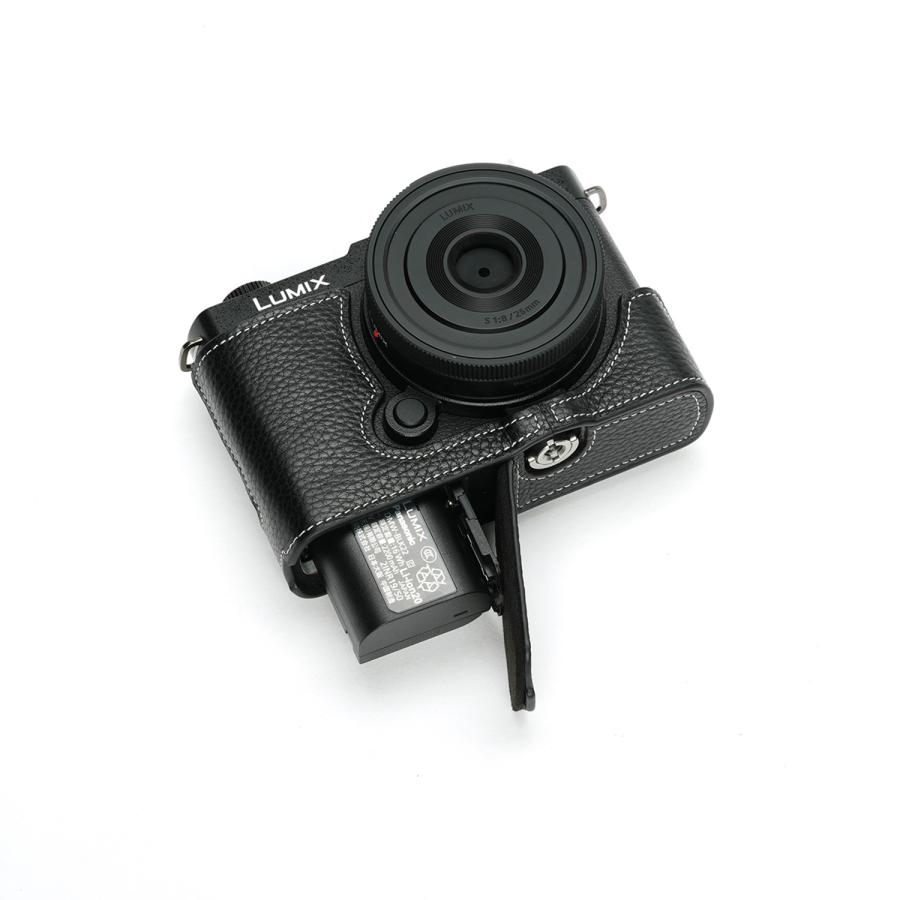 TP Original Panasonic LUMIX S9用 ボディーハーフケース ブラック
