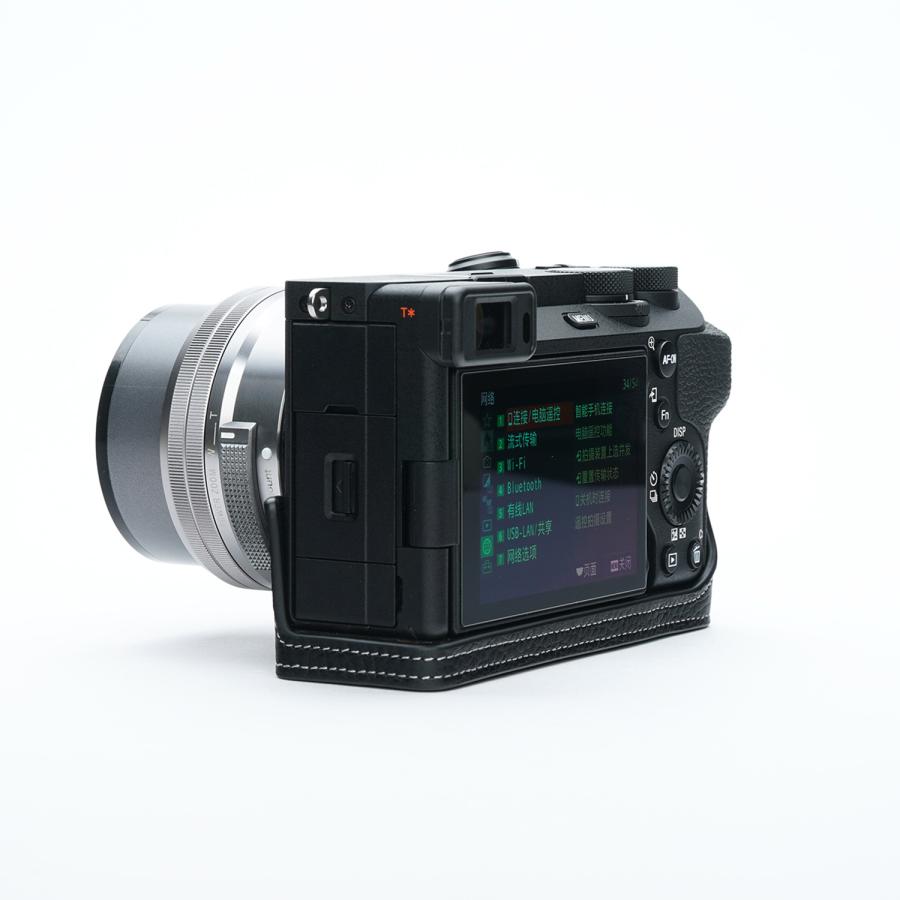 TP Original SONY α6700用 ボディーハーフケース ブラック ［国内正規