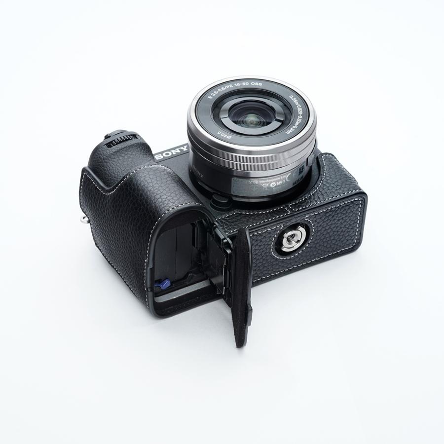 TP Original SONY α6700用 ボディーハーフケース ブラック ［国内正規