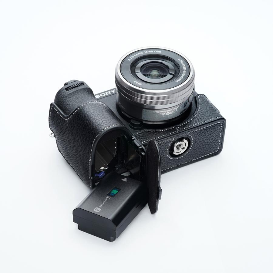 TP Original SONY α6700用 ボディーハーフケース ブラック ［国内正規