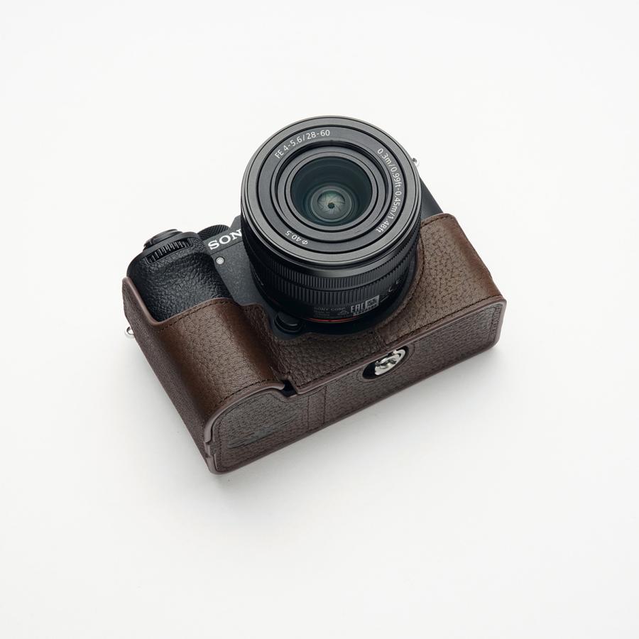 TP Original SONY α7C II /α7 CR用 ボディーハーフケース ダーク