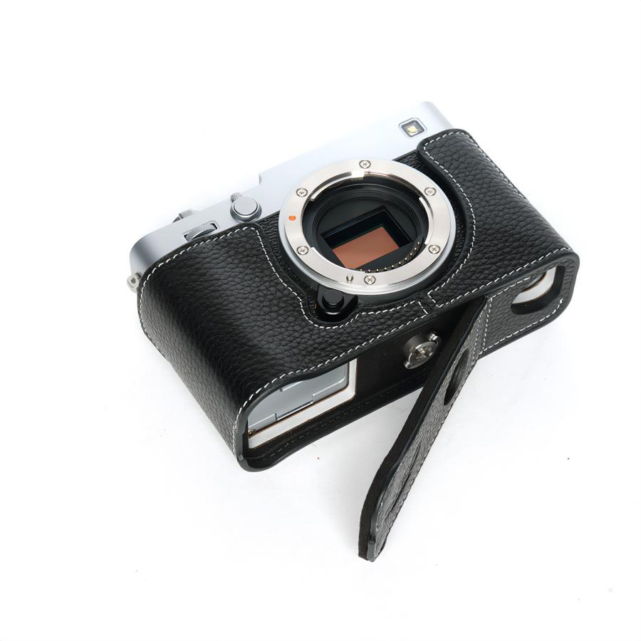 TP Original FUJIFILM X-E5 用 ボディーハーフケース ブラック［国内