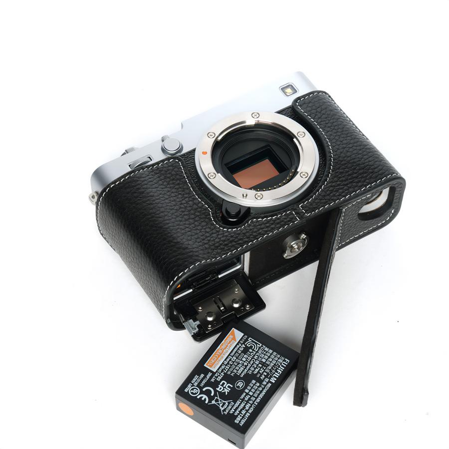 TP Original FUJIFILM X-E5 用 ボディーハーフケース ブラック［国内