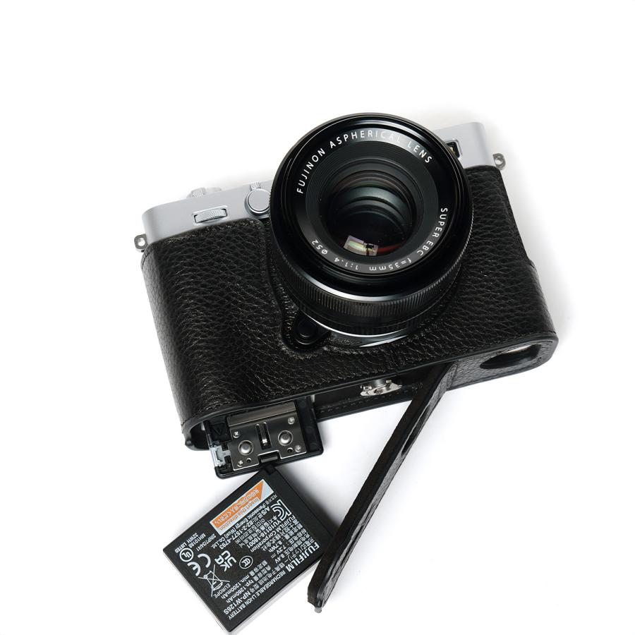 TP Original FUJIFILM X-E5 用 ボディーハーフケース ブラック［国内