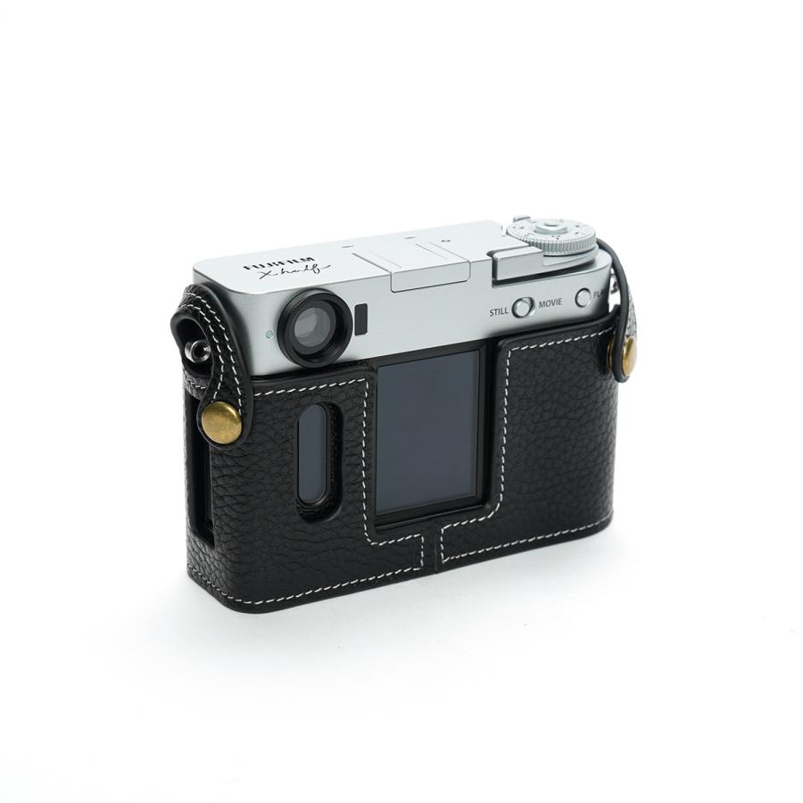 TP Original FUJIFILM X half 用 ボディーハーフケース ブラック［国内