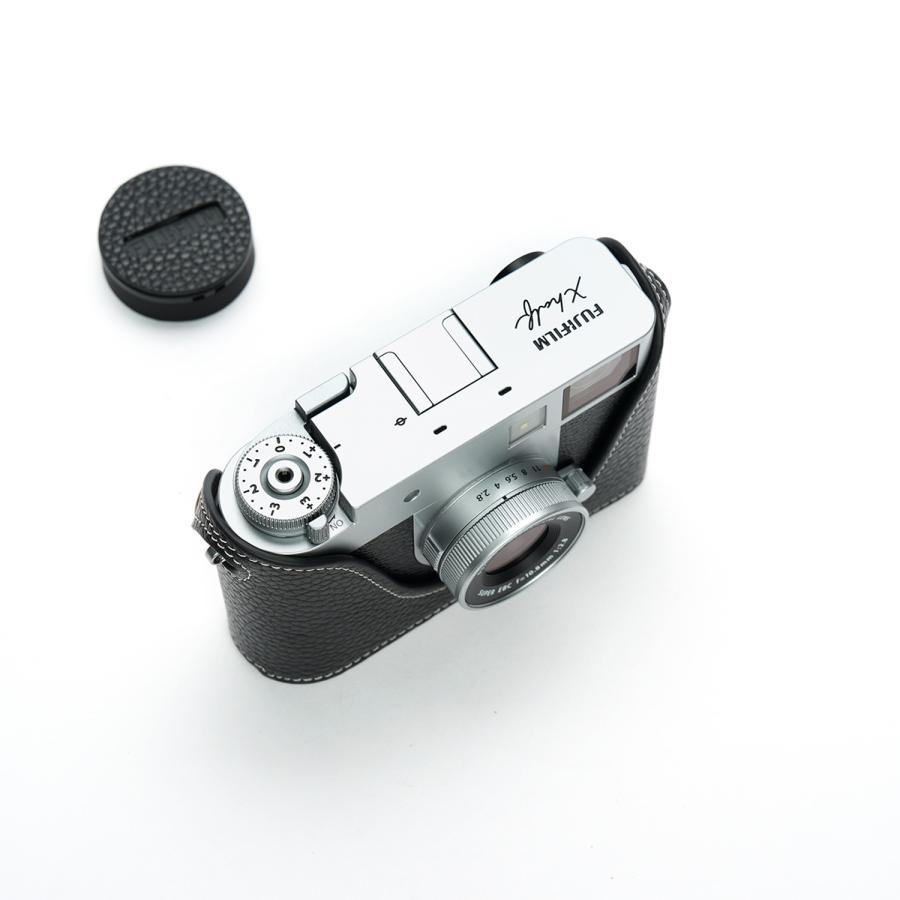 TP Original FUJIFILM X half 用 ボディーハーフケース ブラック［国内