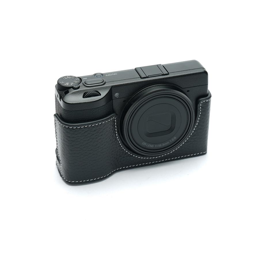 TP Original RICOH GR IV 用 ボディーハーフケース ブラック［国内正規
