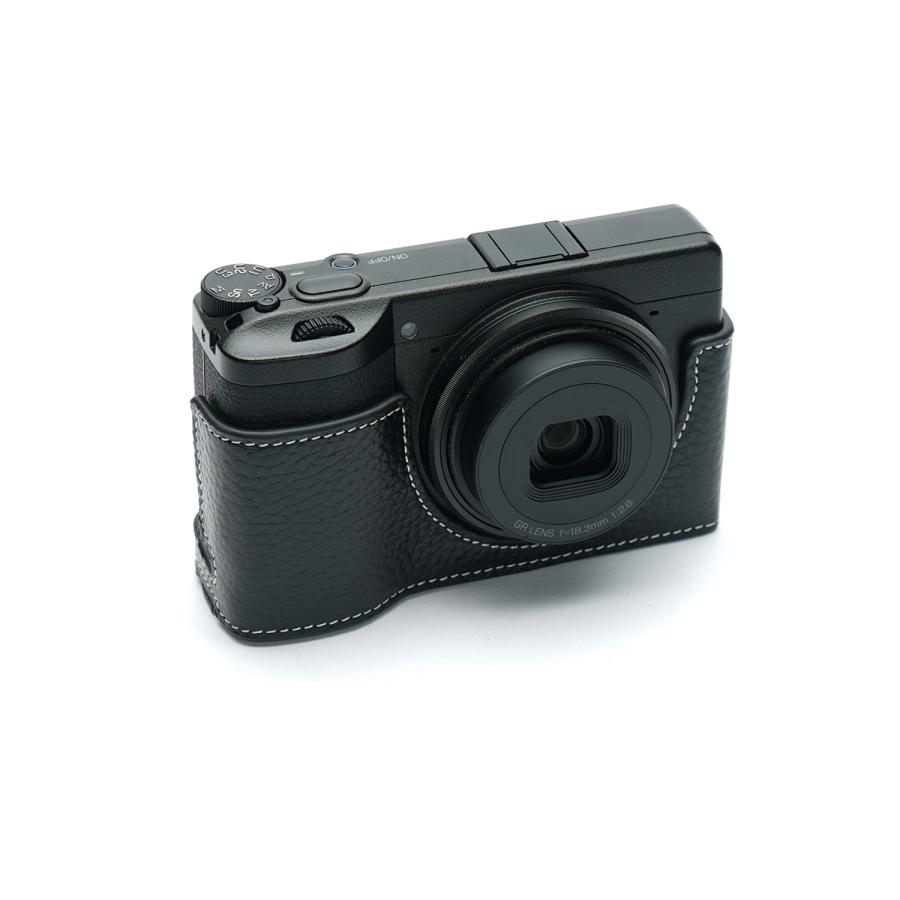 TP Original RICOH GR IV 用 ボディーハーフケース ブラック［国内正規