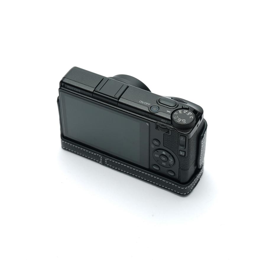 TP Original RICOH GR IV 用 ボディーハーフケース ブラック［国内正規