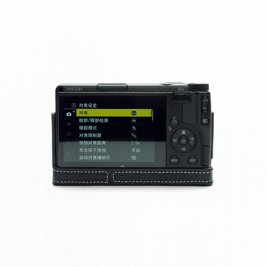 TP Original RICOH GR IV 用 ボディーハーフケース ブラック［国内正規
