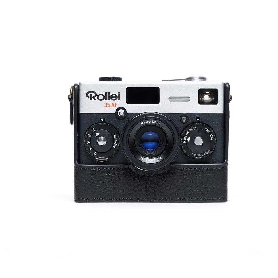 TP Original Rollei 35 AF 用 ボディーハーフケース ブラック［国内