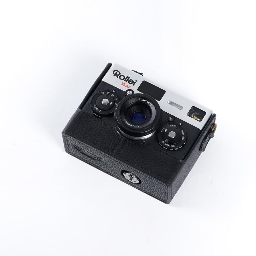 TP Original Rollei 35 AF 用 ボディーハーフケース ブラック［国内