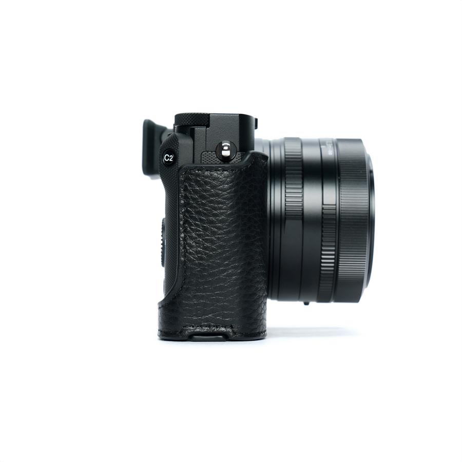 【御徒町】【MF不良】SONY RX1   専用ケース･純正バッテリー付き TP Original SONY RX1RIII 用 ボディーハーフケース ブラック ［国内