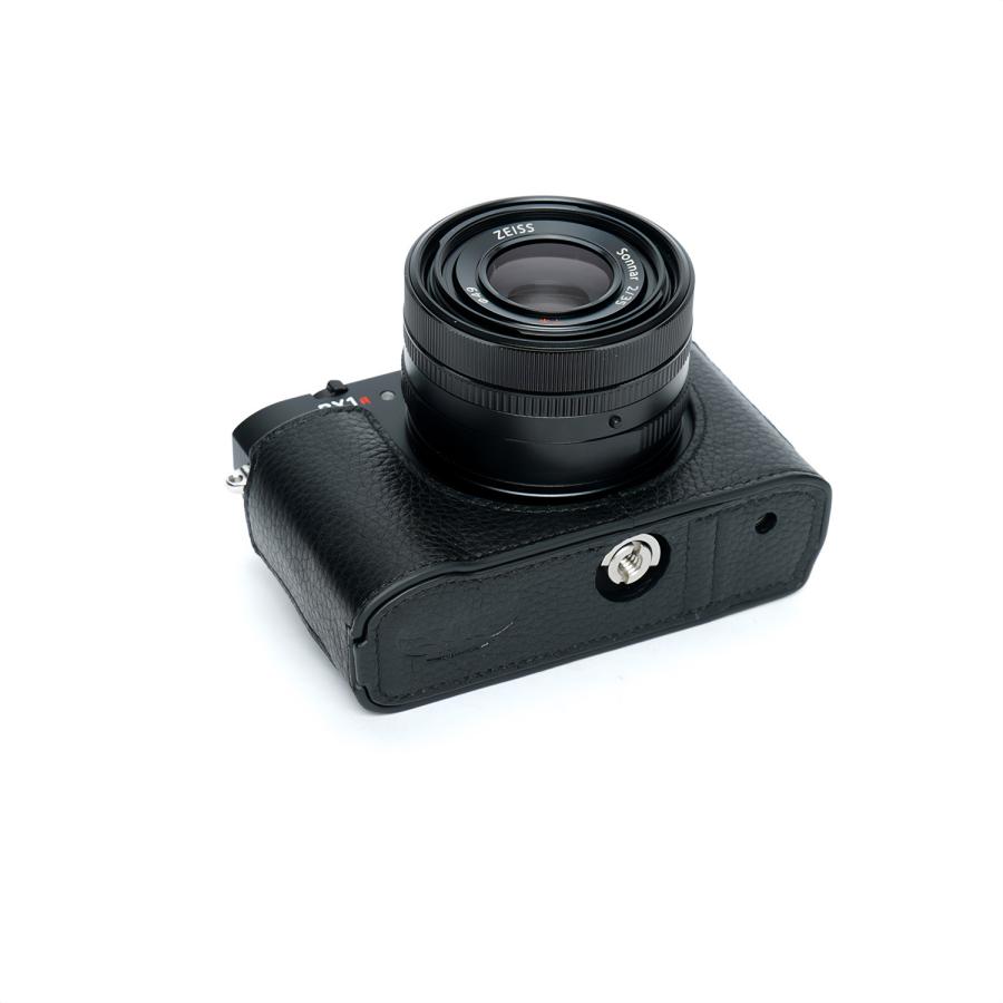 【御徒町】【MF不良】SONY RX1   専用ケース･純正バッテリー付き TP Original SONY RX1RIII 用 ボディーハーフケース ブラック ［国内